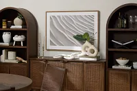 Ebony Beige Framed Wall Art