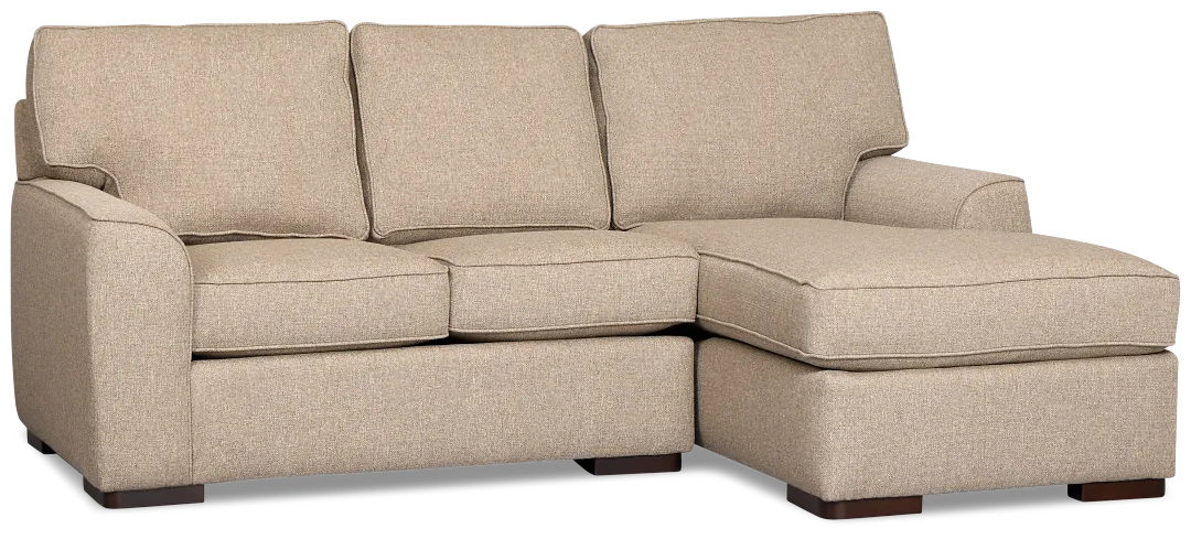 Sinclair Brown Fabric Right Chaise Sectional