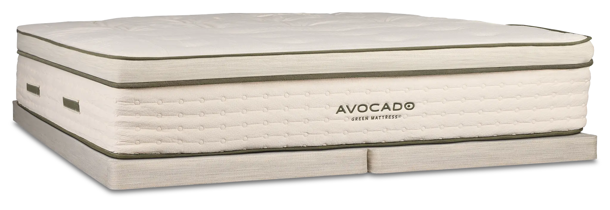 Avocado Green Cushion Firm Low-profile Mattress Set Avocado Green Cushion Firm Low-profile Mattress Set