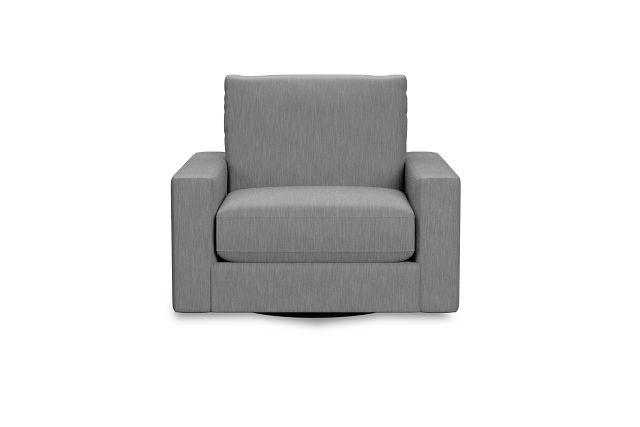 Edgewater Revenue Gray Swivel Chair (1)