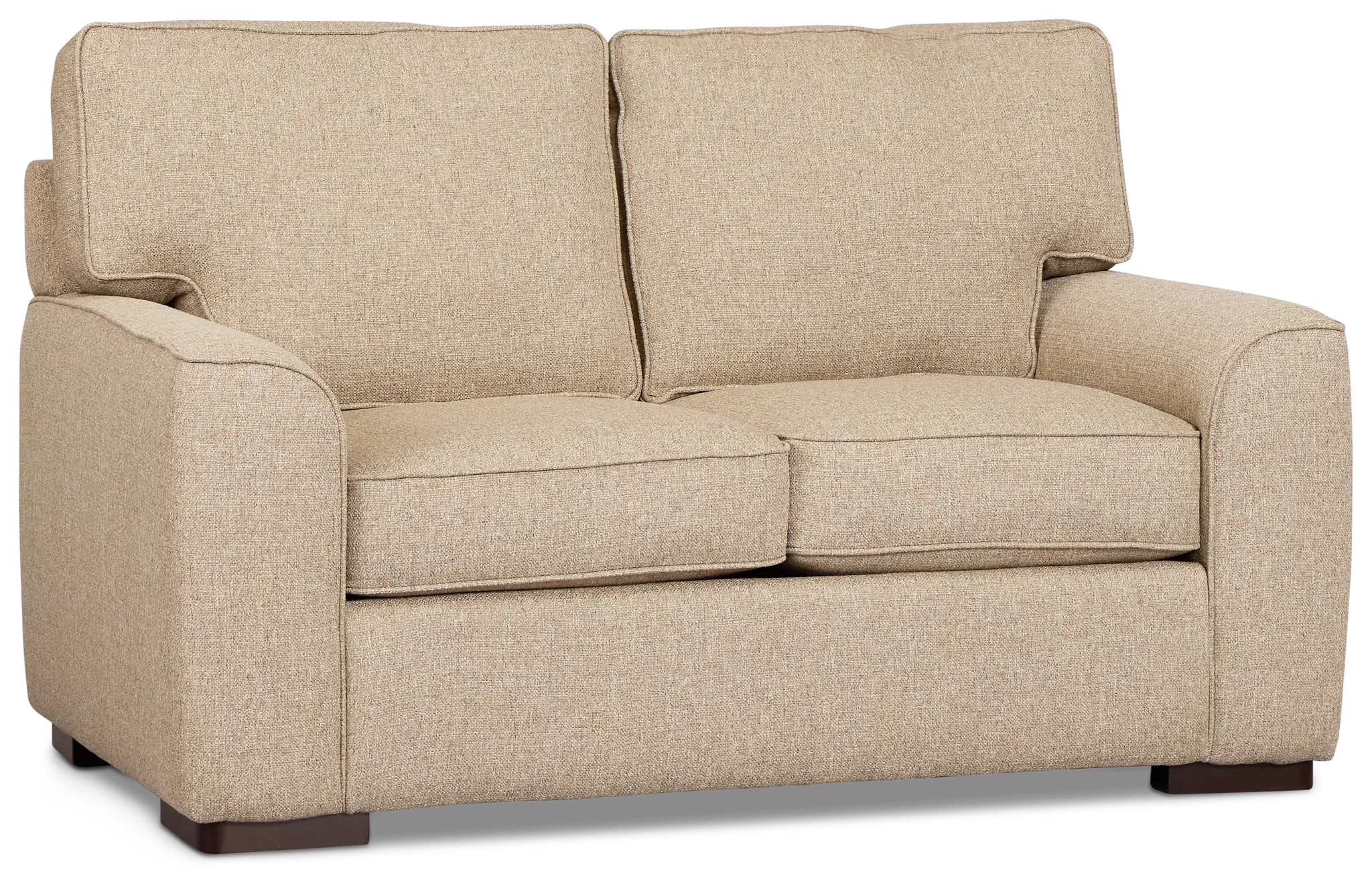 Sinclair Brown Fabric Loveseat Sinclair Brown Fabric Loveseat
