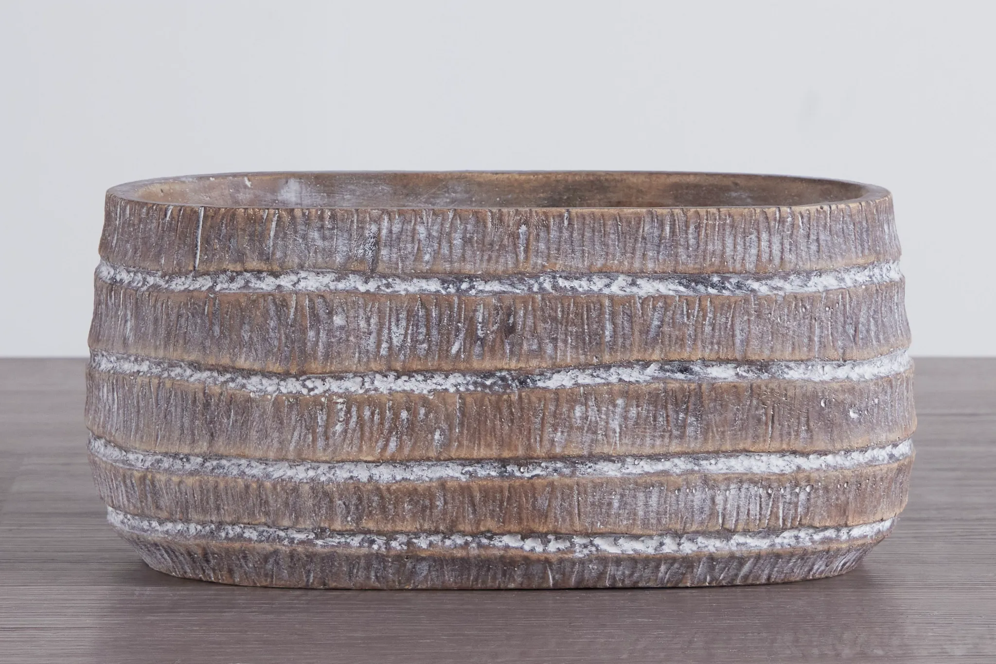 Redwood Brown Large Bowl