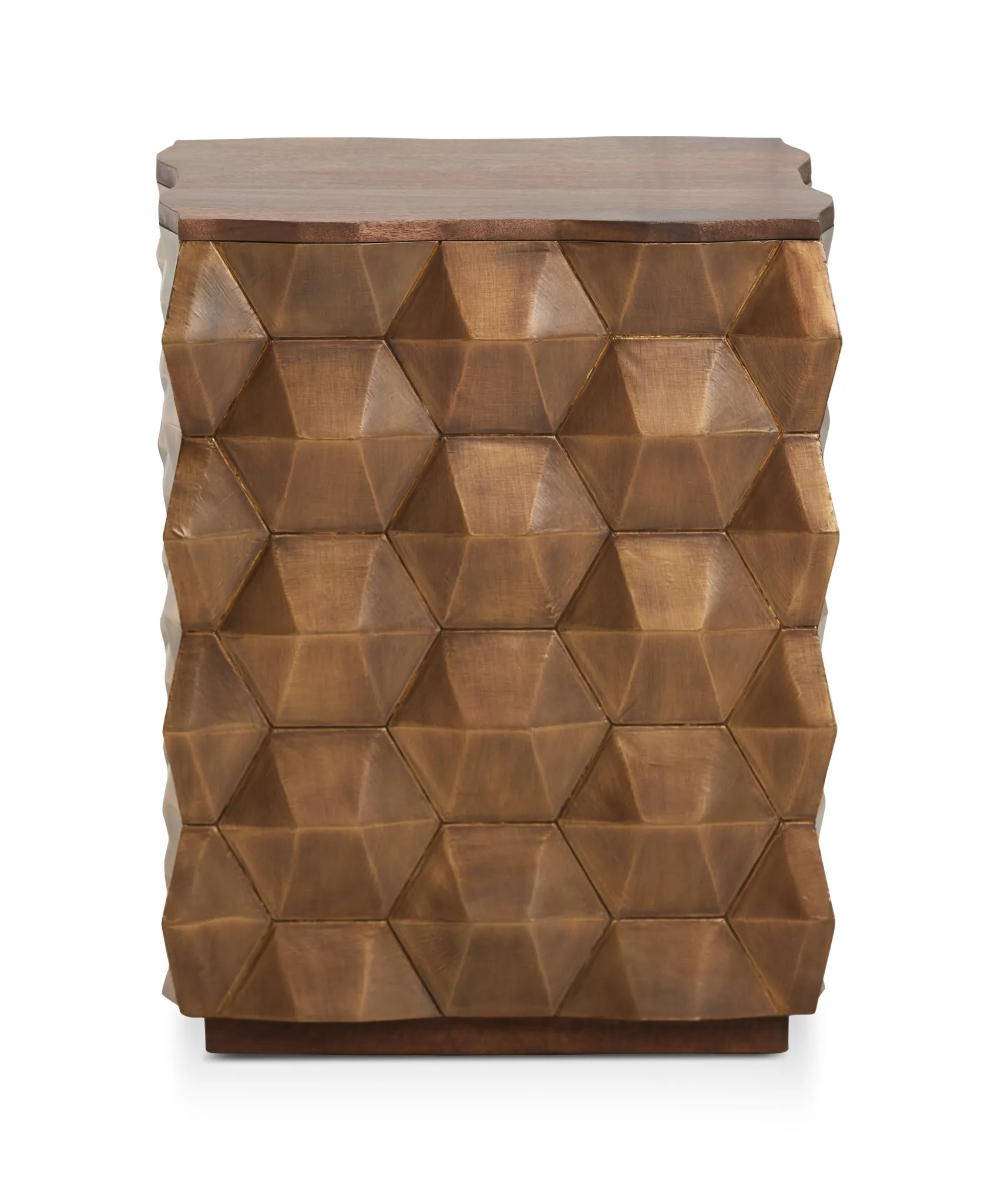 Versie Gold Square End Table