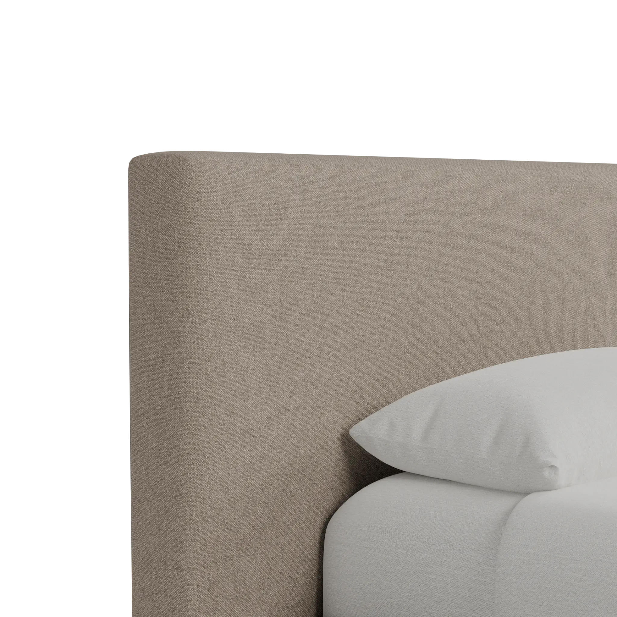 Grayton Maguire Ivory 44" Upholstered Platform Bed Grayton Maguire Ivory 44" Upholstered Platform Bed