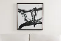 Fluid Black Framed Wall Art