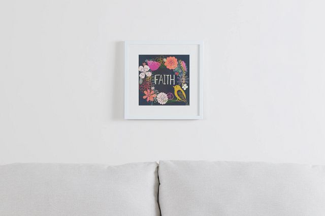 Faith Multicolored Framed Wall Art