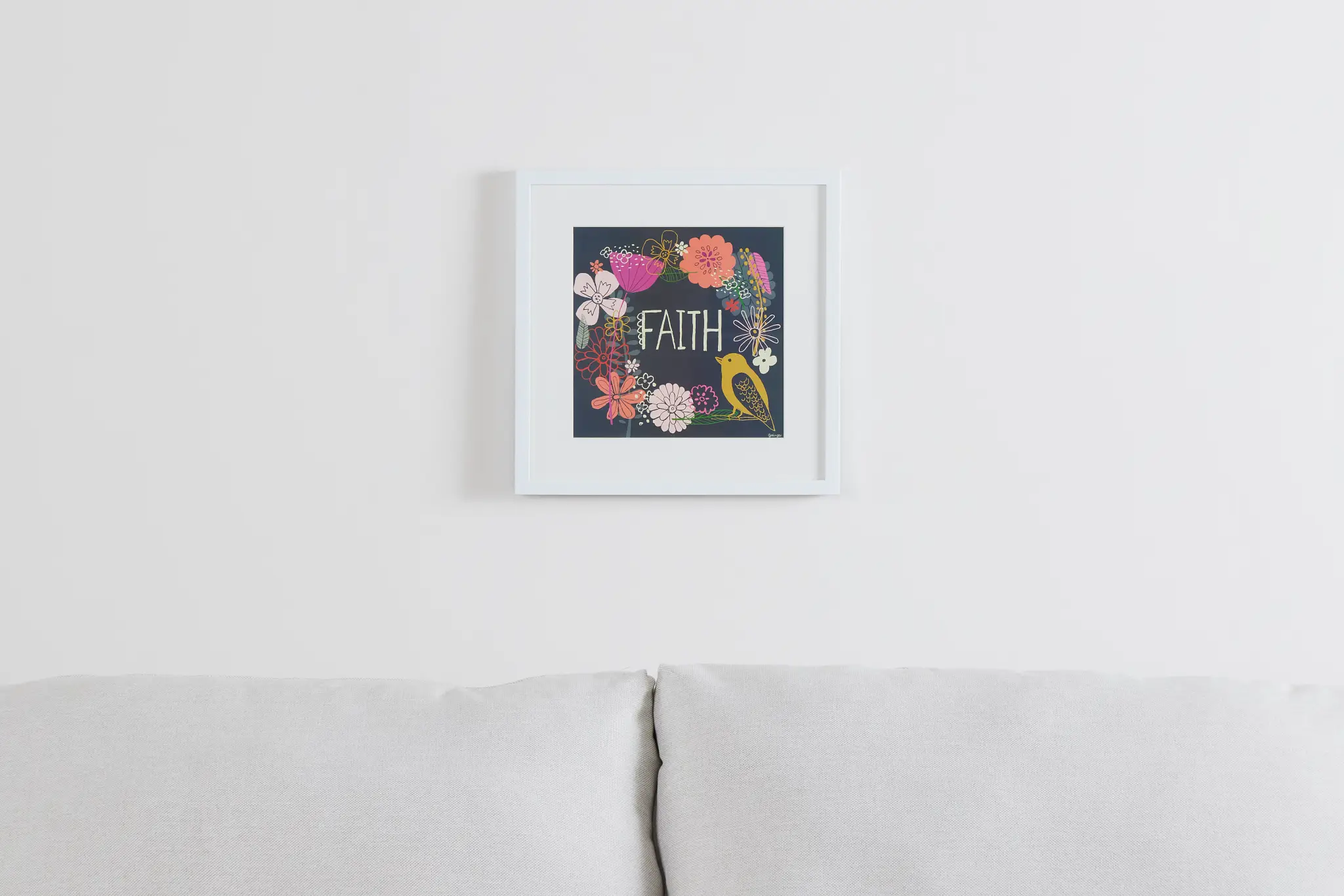 Faith Multicolored Framed Wall Art Faith Multicolored Framed Wall Art