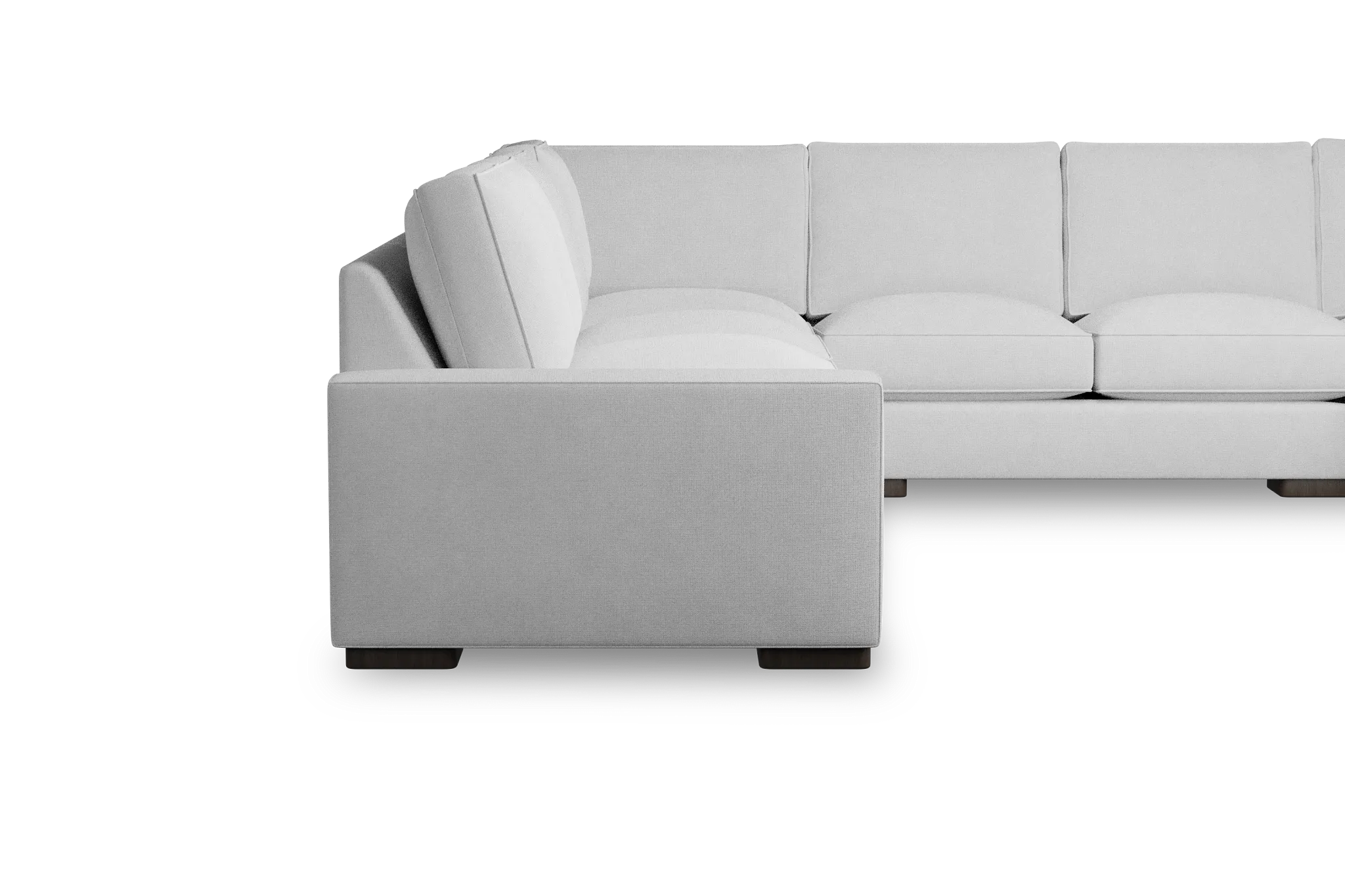 Edgewater Suave White Large Right Chaise Sectional