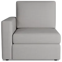 Citymod Light Gray Fabric Left Chair