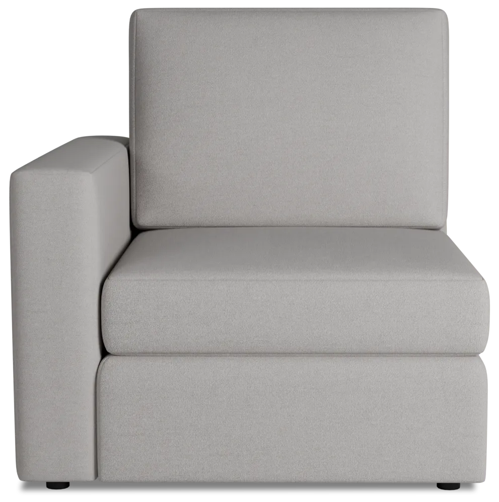 Citymod Light Gray Fabric Left Chair