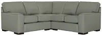 Austin Green Fabric Small Two-arm Sectional