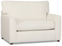 Tate Light Beige Fabric Cooling Memory Foam Sleeper