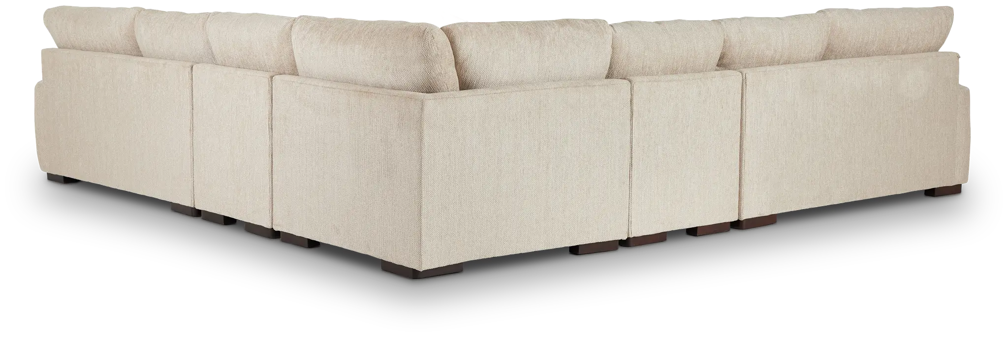 Alpha Beige Fabric Large Two-arm Sectional Alpha Beige Fabric Large Two-arm Sectional