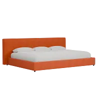 Grayton Joya Orange 44" Upholstered Platform Bed