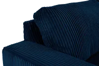 Charlie Dark Blue Fabric Medium Two-arm Sectional