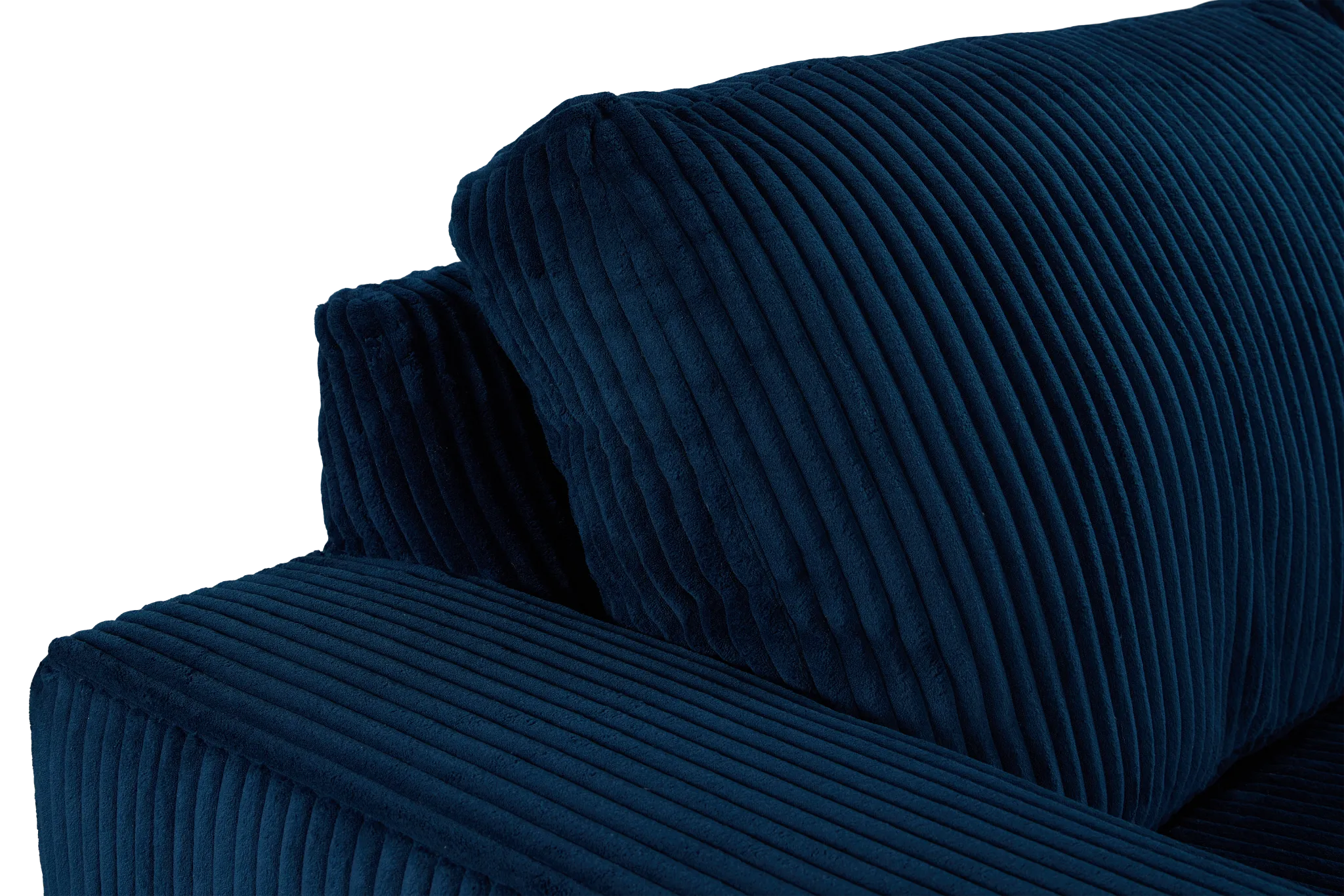 Charlie Dark Blue Fabric Medium Two-arm Sectional