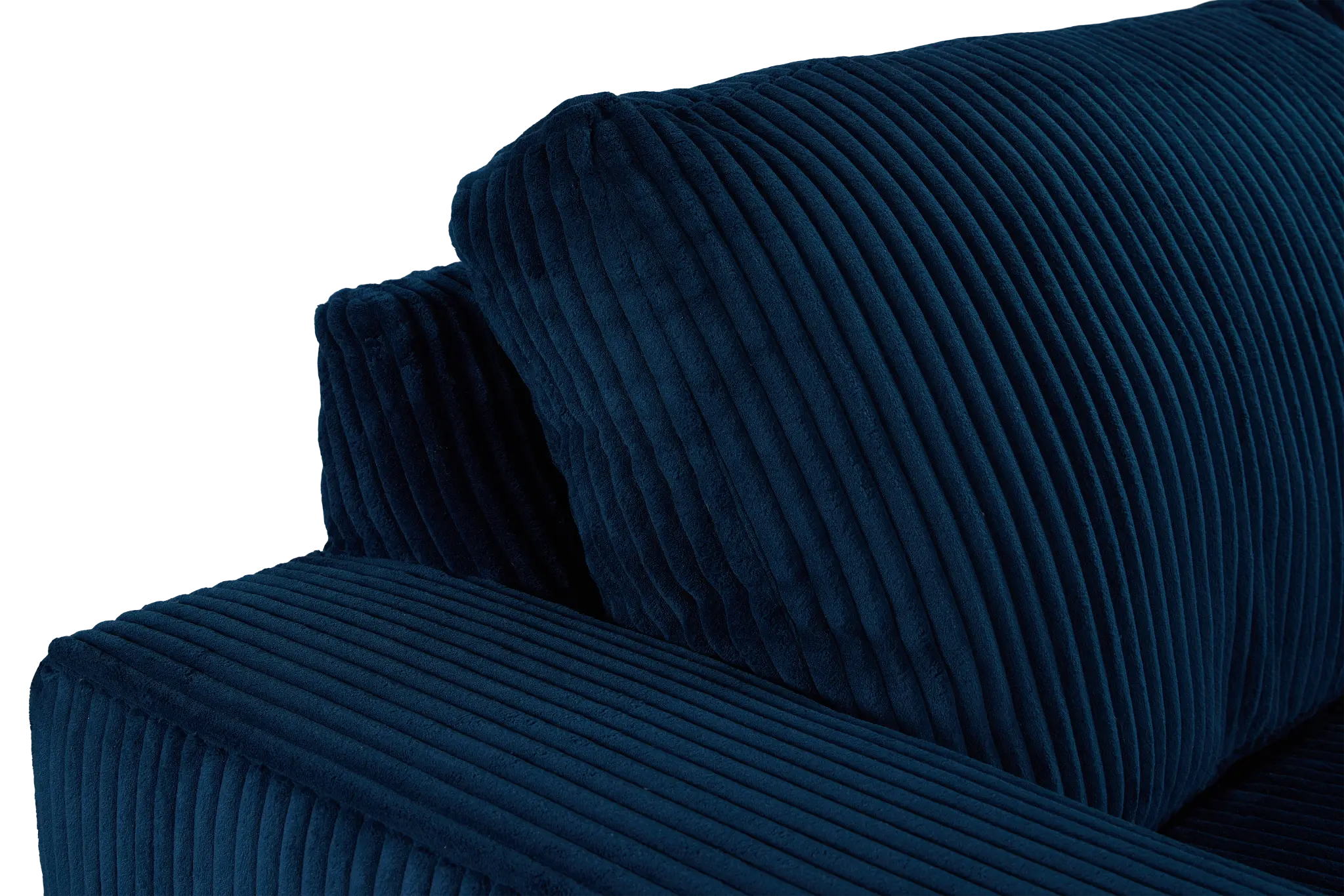 Charlie Dark Blue Fabric Medium Two-arm Sectional Charlie Dark Blue Fabric Medium Two-arm Sectional