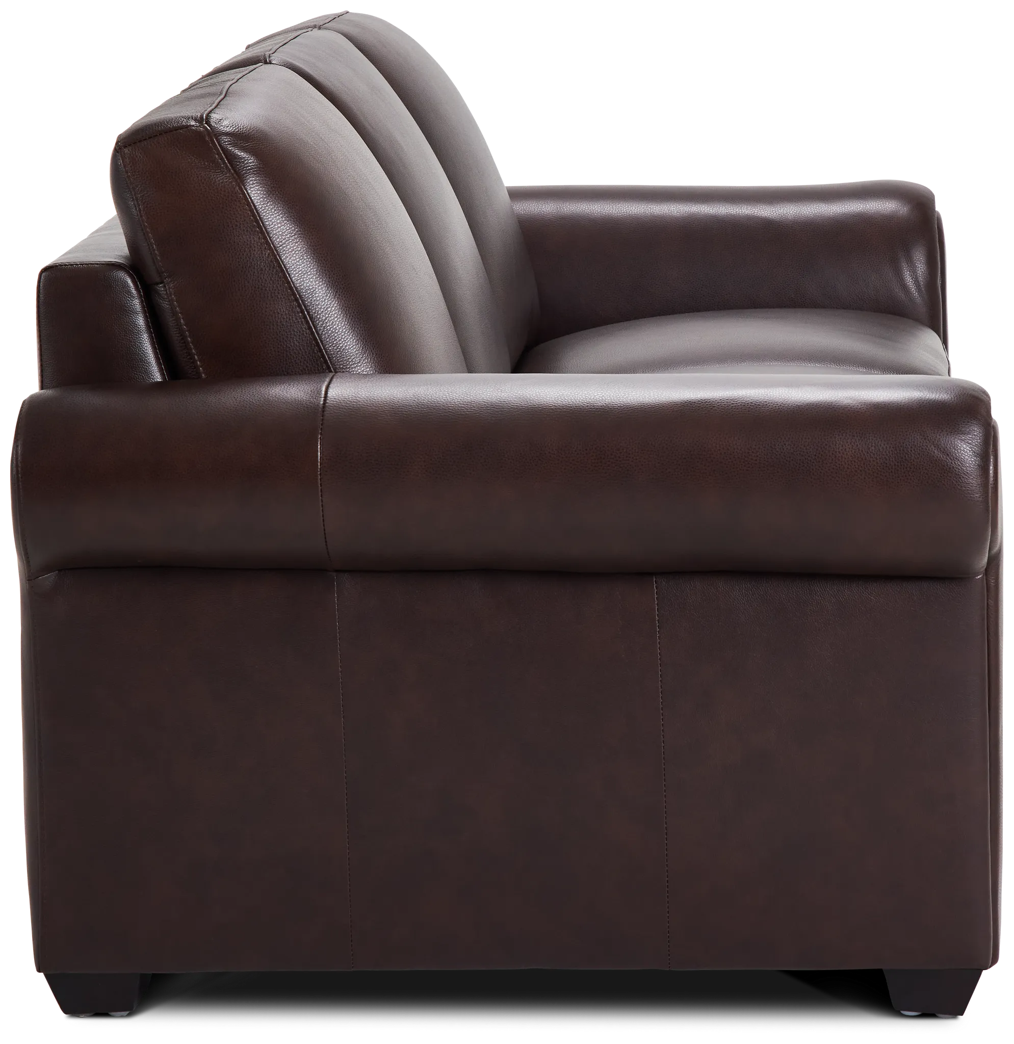Lincoln Medium Brown Lthr/vinyl Sofa
