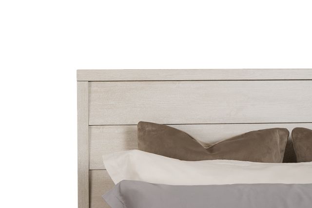 Capraia Light Tone Panel Bed