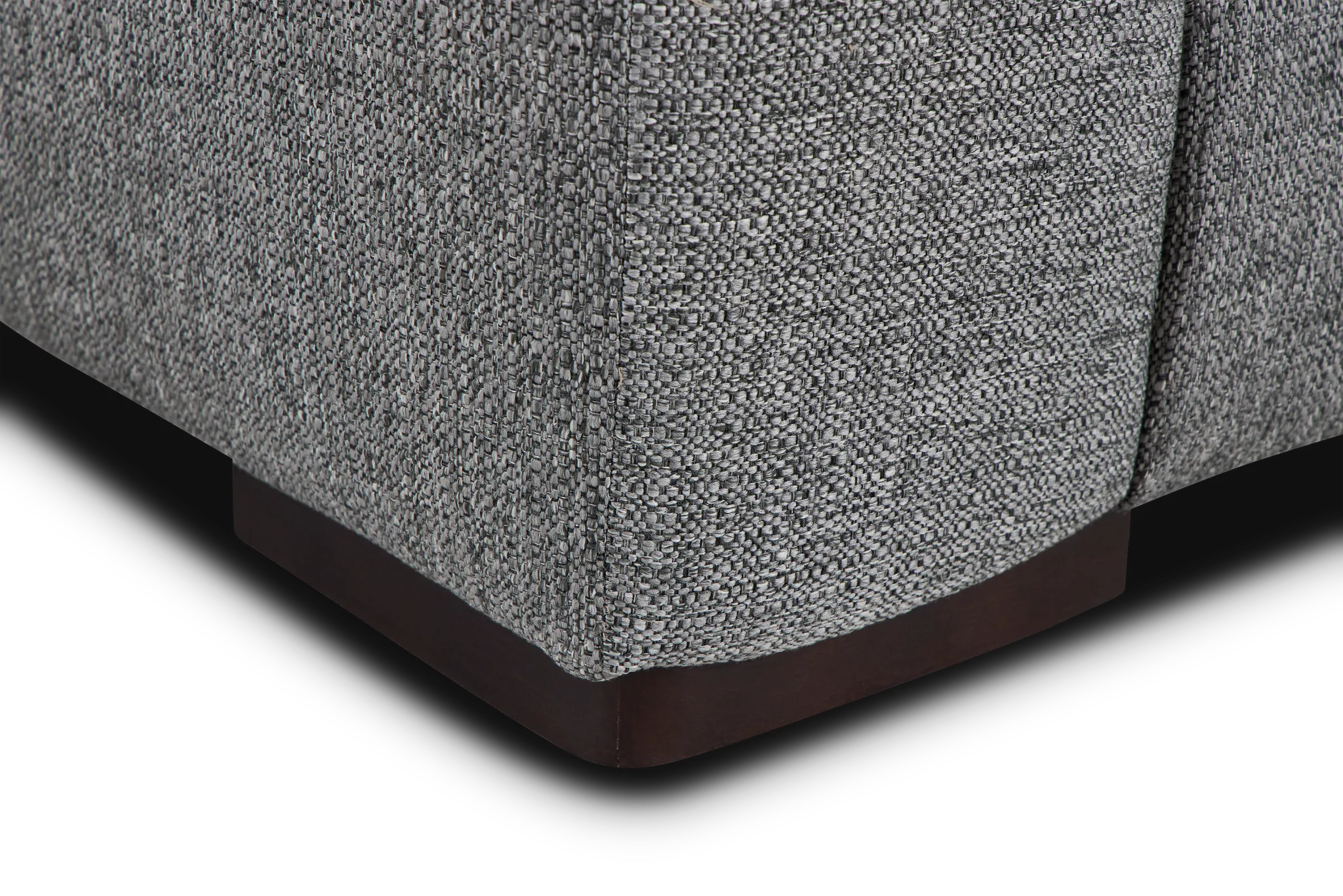 Veronica 104" Dark Gray Down Sofa