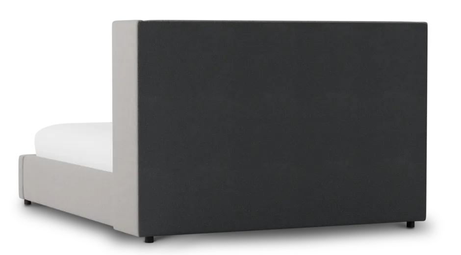 Captiva Peyton Gray 48" Upholstered Shelter Bed