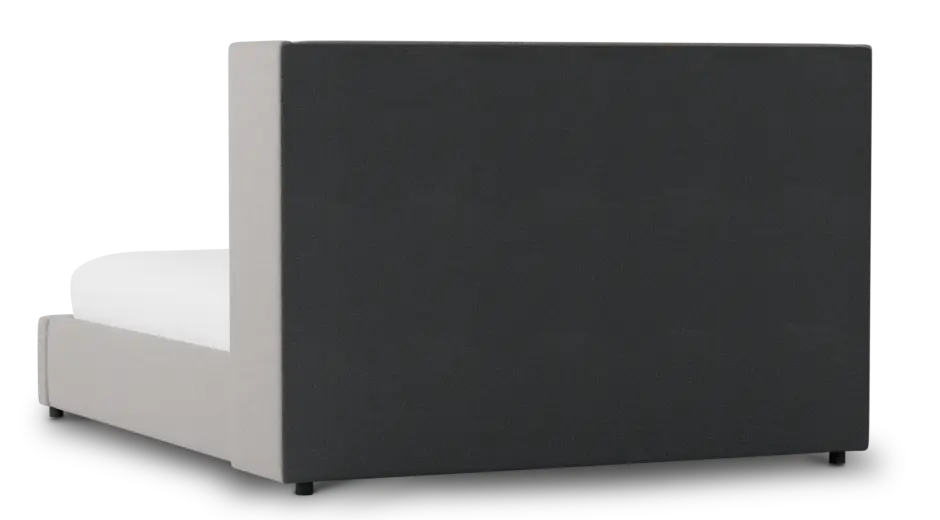 Captiva Peyton Gray 48" Upholstered Shelter Bed Captiva Peyton Gray 48" Upholstered Shelter Bed