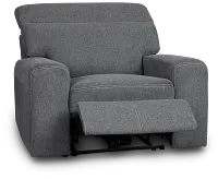 Callum Dark Gray Fabric Power Recliner