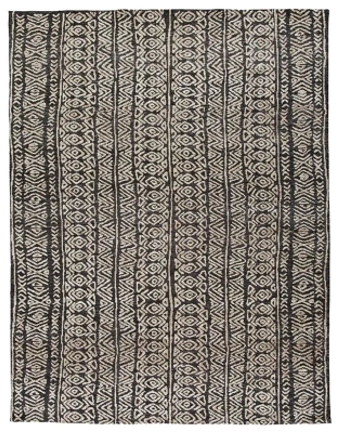 Holdner Black 8x10 Area Rug