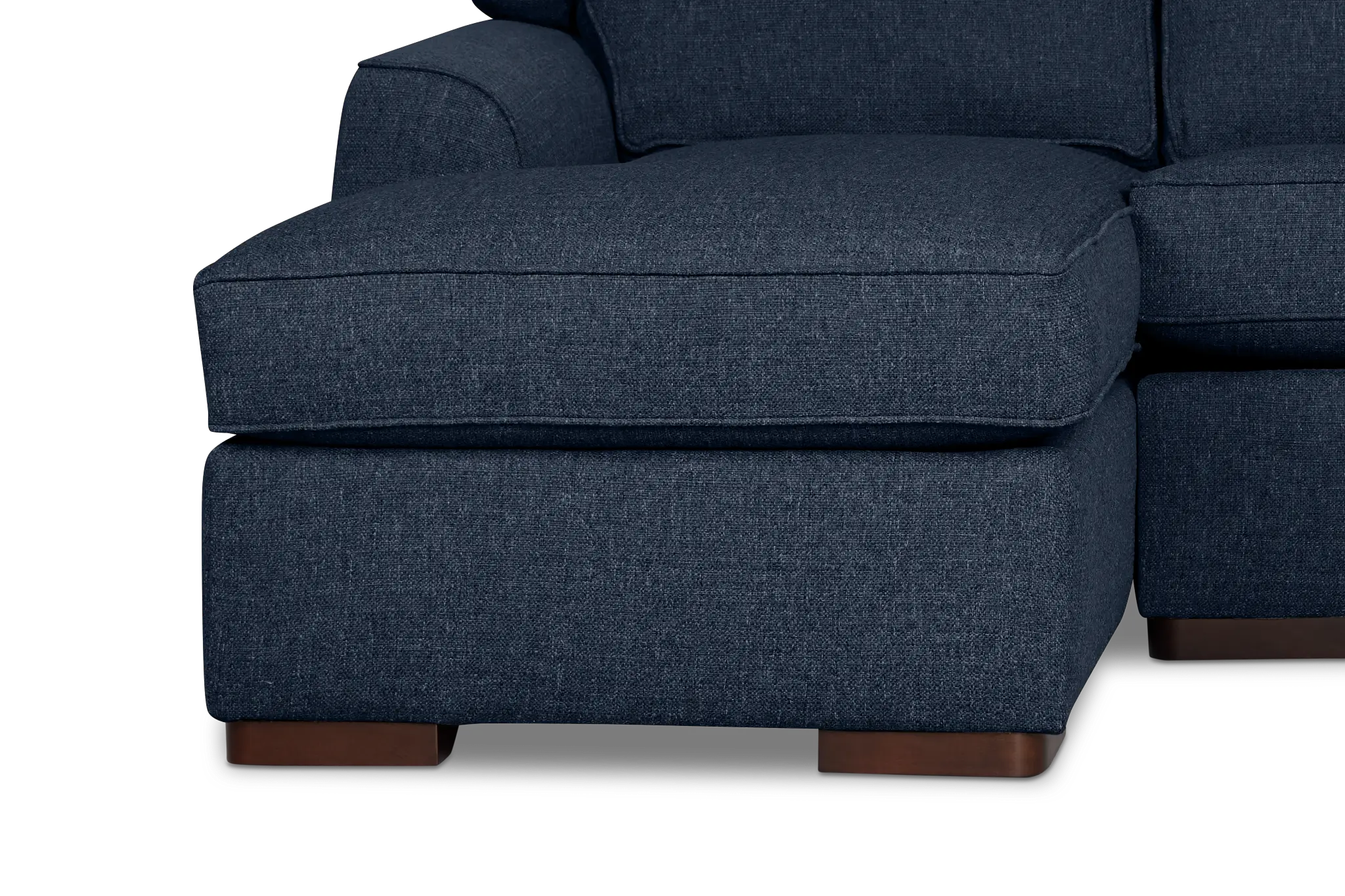 Sinclair Dark Blue Fabric Left Chaise Memory Foam Sleeper Sectional Sinclair Dark Blue Fabric Left Chaise Memory Foam Sleeper Sectional