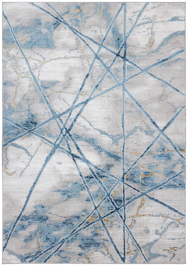 Irene Blue 8x10 Area Rug