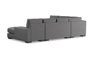 Edgewater Revenue Gray Medium Right Chaise Sectional