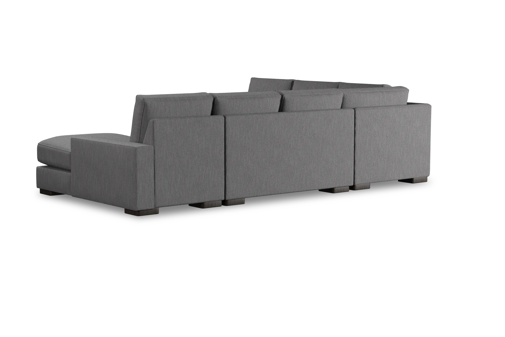 Edgewater Revenue Gray Medium Right Chaise Sectional