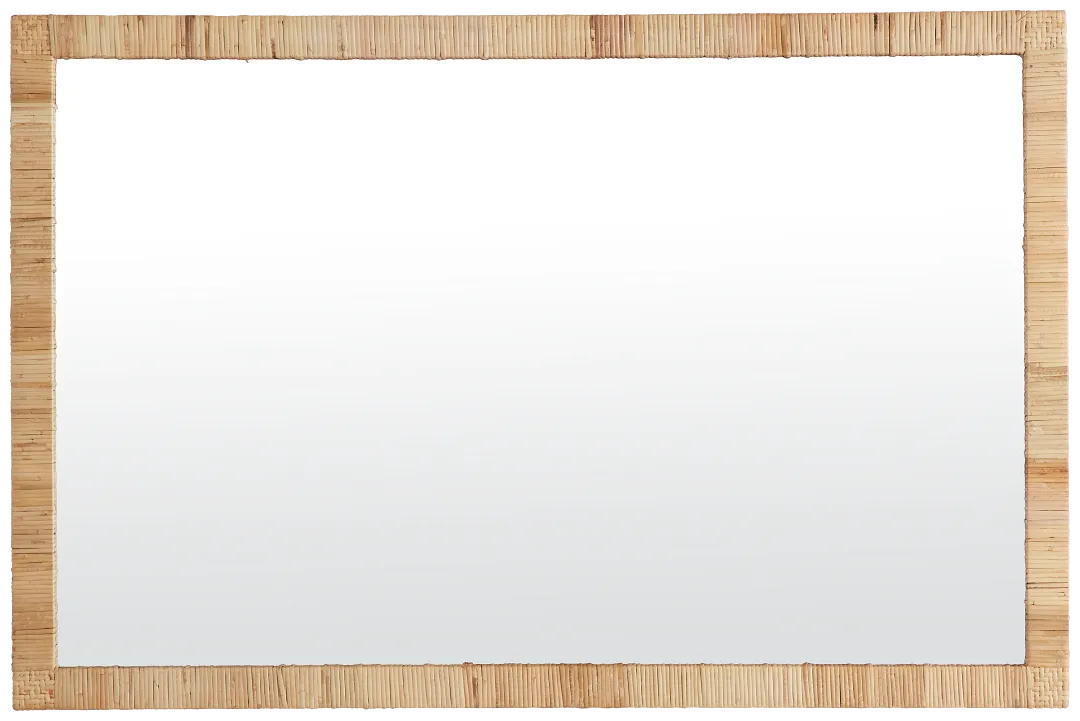 Hartley Light Brown Rect Mirror