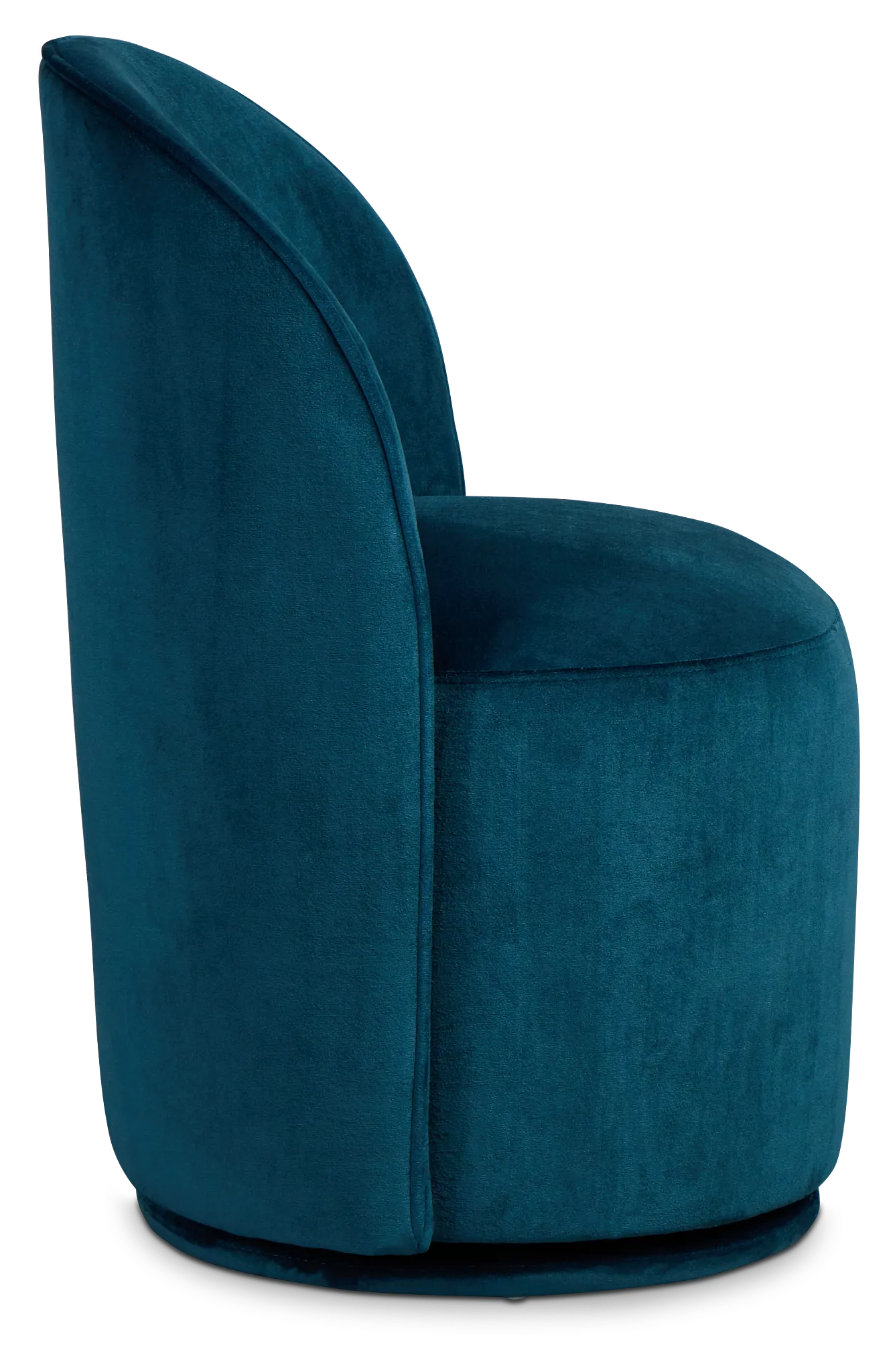 Claude Dark Blue Velvet Upholstered Side Chair