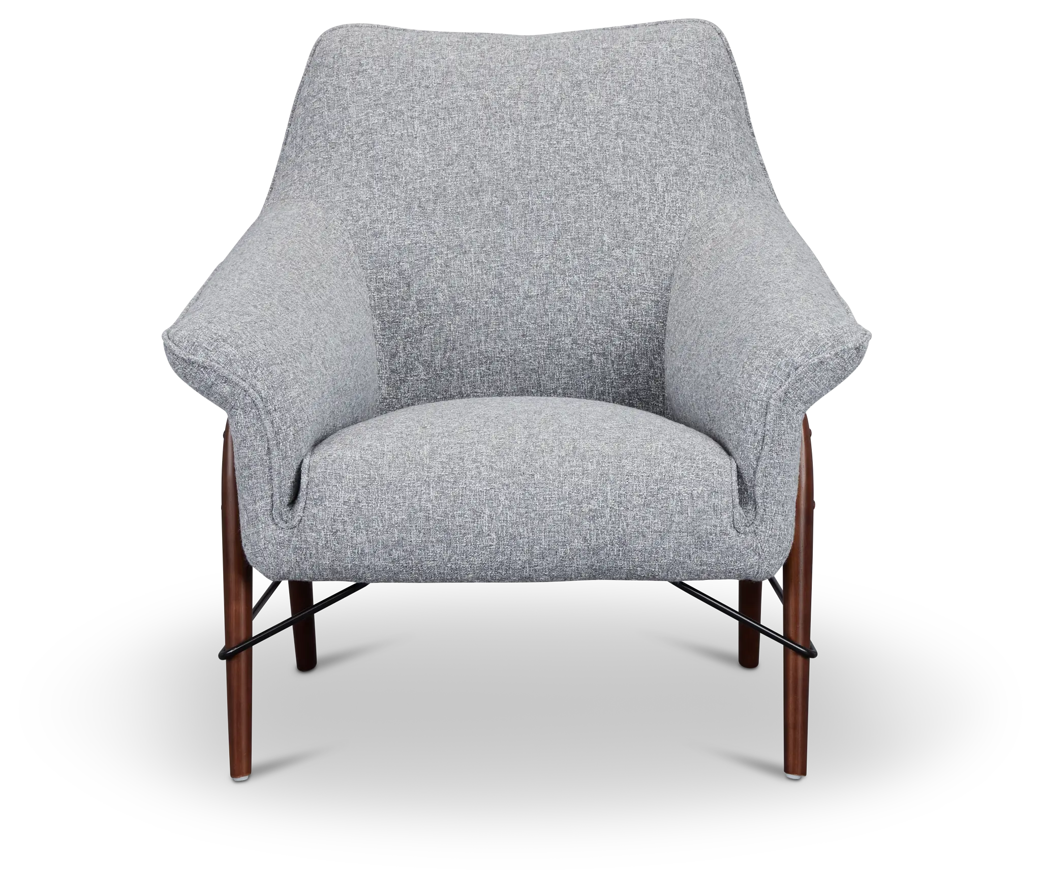Nathan Dark Gray Fabric Accent Chair Nathan Dark Gray Fabric Accent Chair
