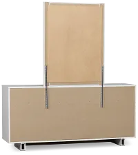 Everett White Dresser & Mirror