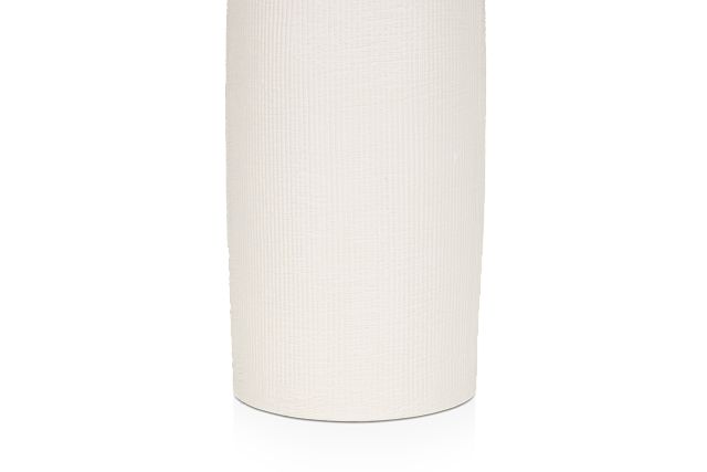 Cari White Medium Vase