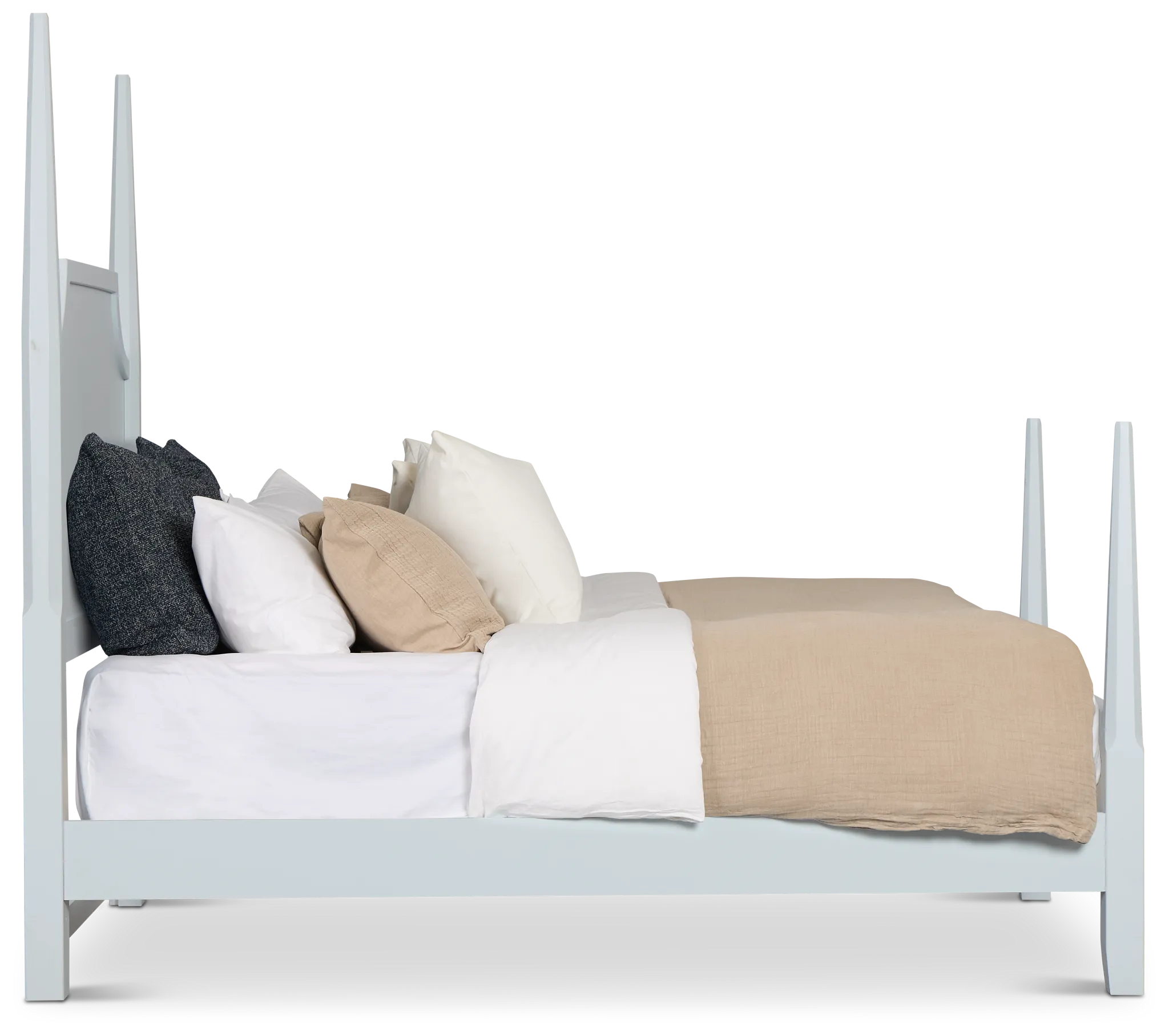 Carolina Light Blue Poster Bed