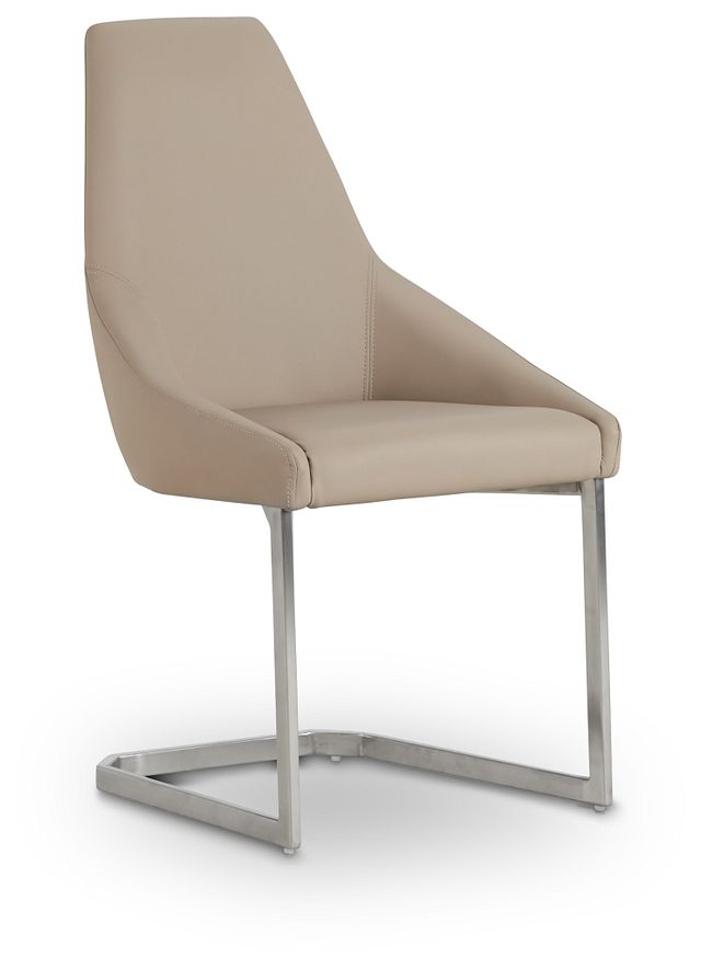Monaco Taupe Upholstered Side Chair (1)