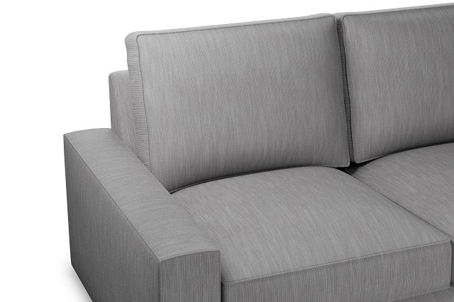 Edgewater Revenue Gray Medium Two-arm Sectional