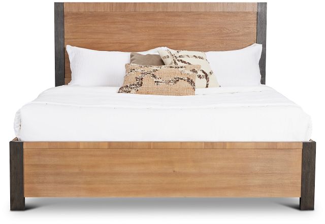 Jackson Two-tone Panel Bed