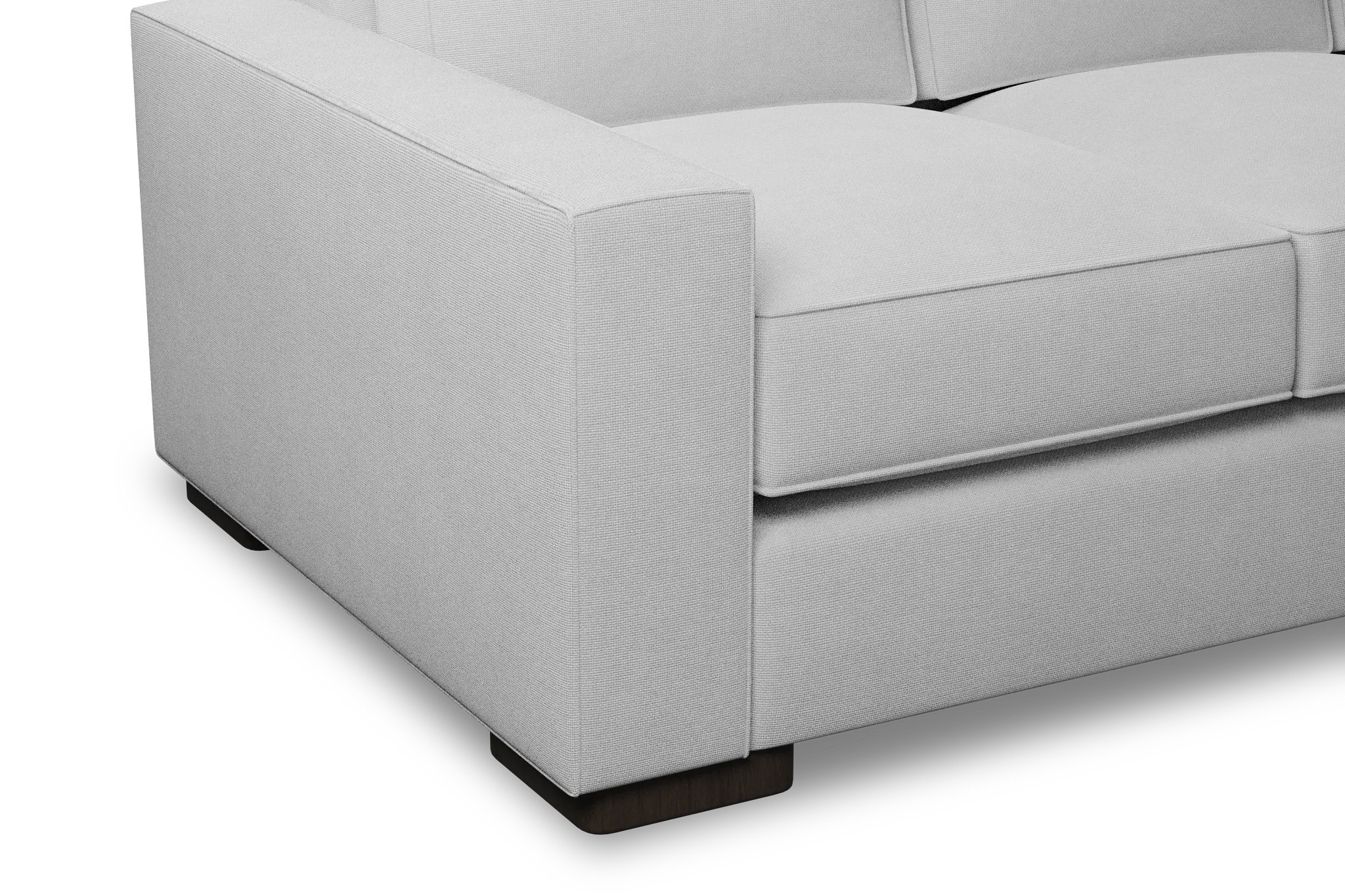 Edgewater Suave White 84" Sofa W/ 3 Cushions