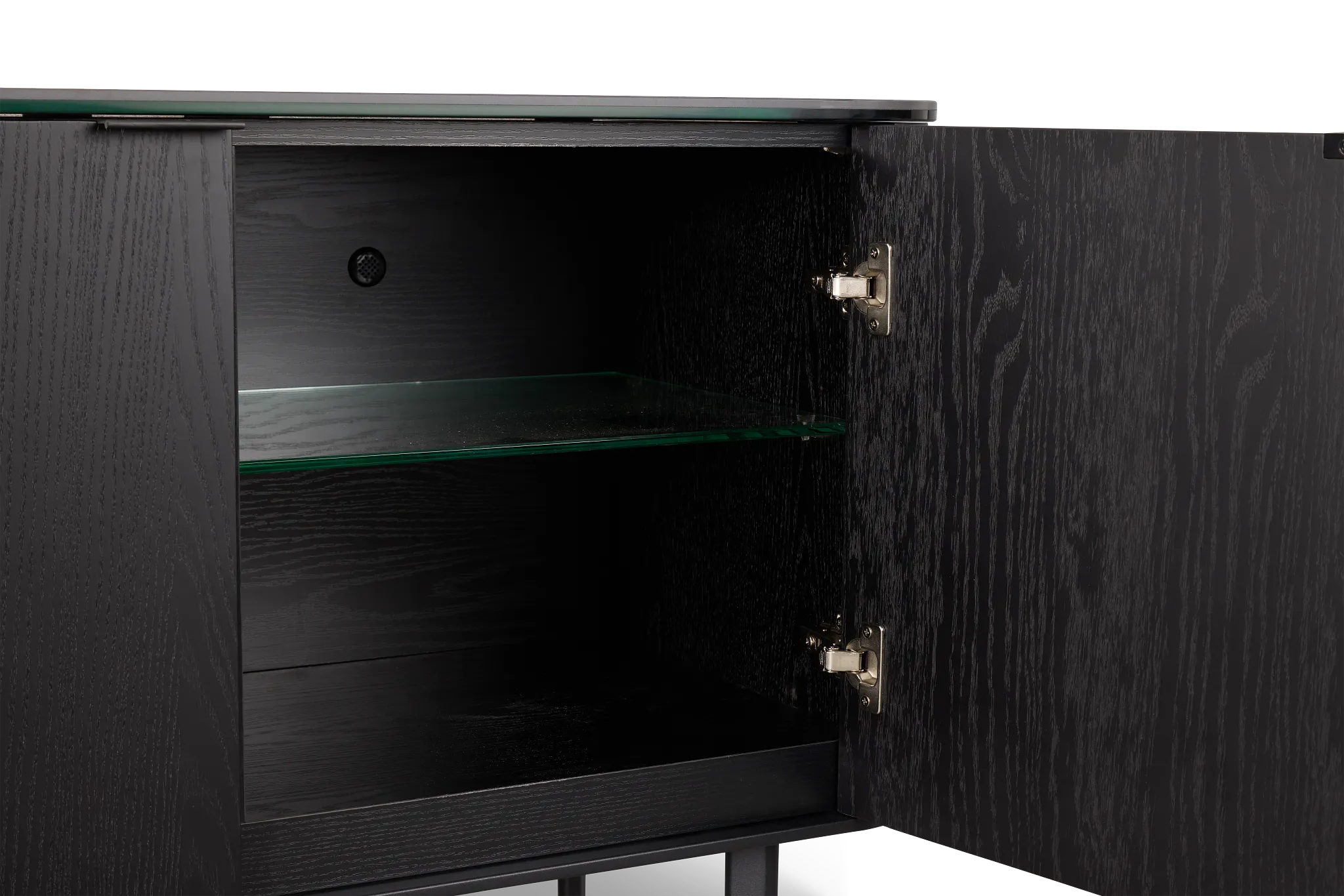 Kayden Black Two-door Cabinet