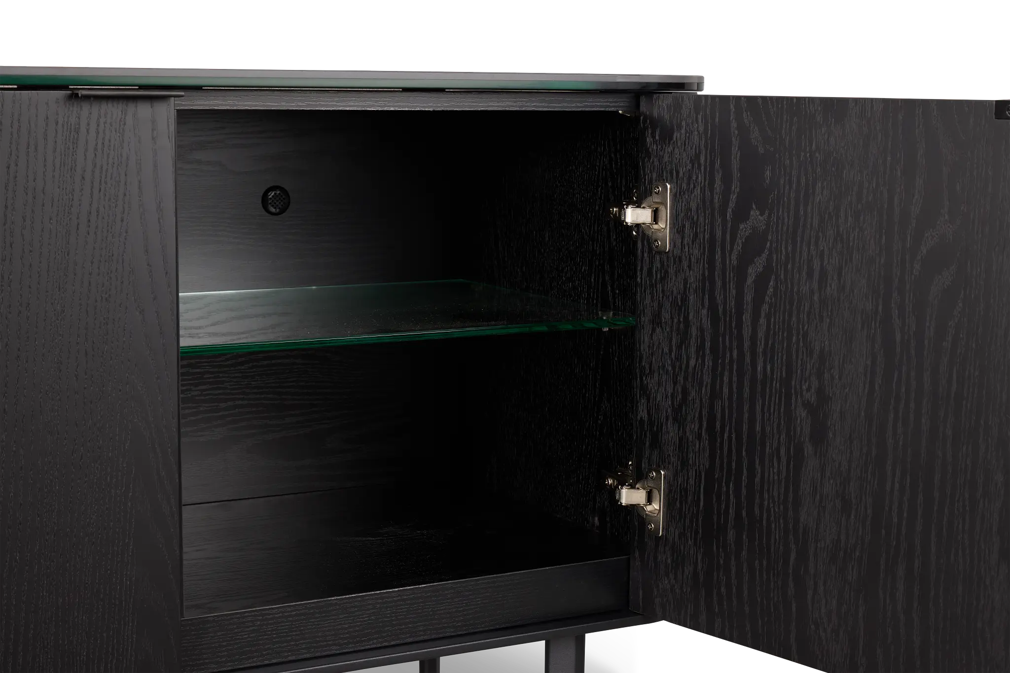 Kayden Black Two-door Cabinet Kayden Black Two-door Cabinet