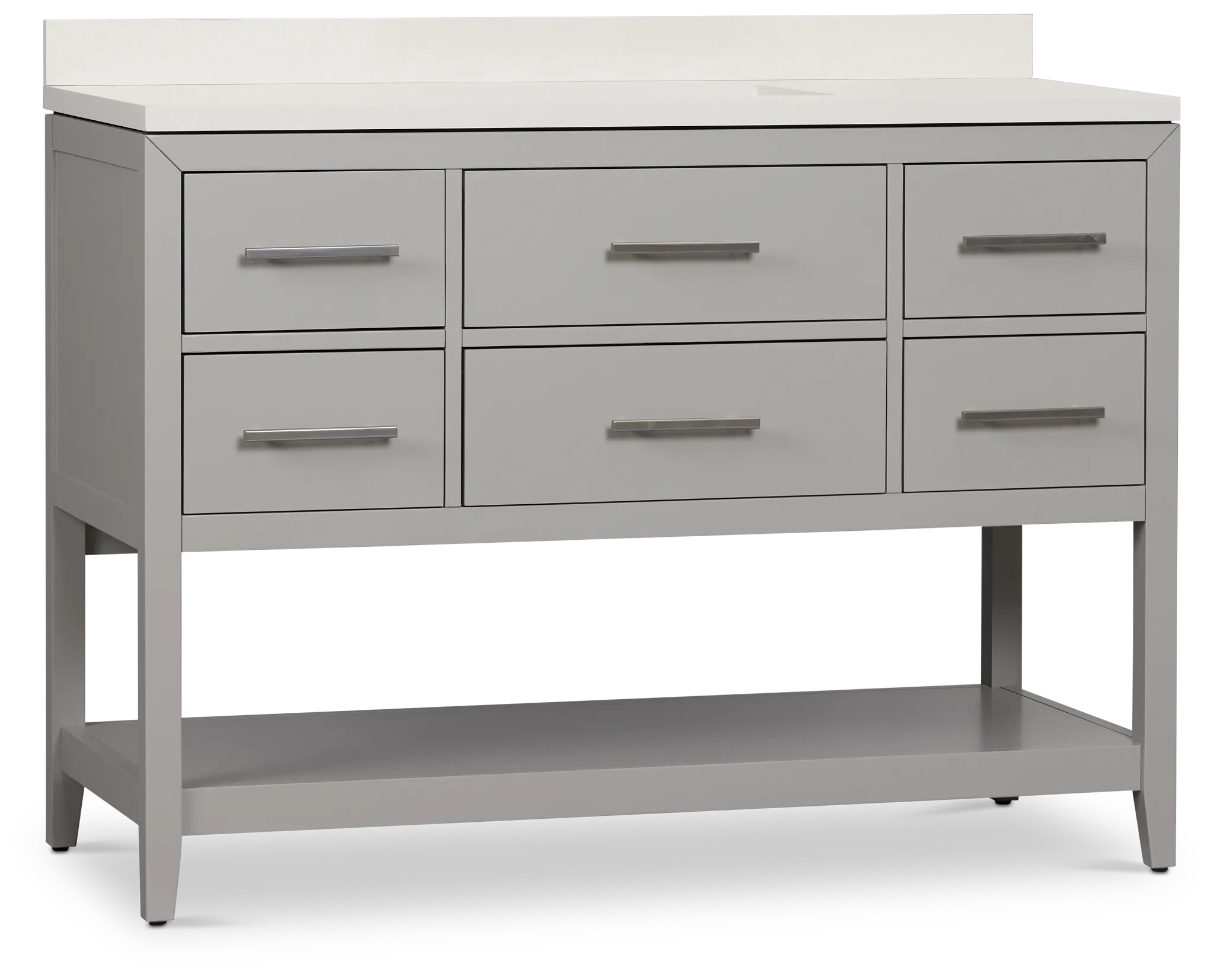 Alden Gray 48" Single Bathroom Vanity