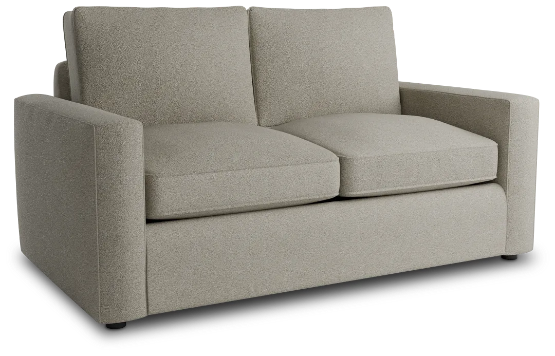 Siesta Elite Gray Fabric Loveseat