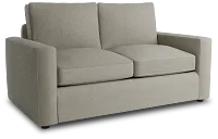 Siesta Elite Gray Fabric Loveseat