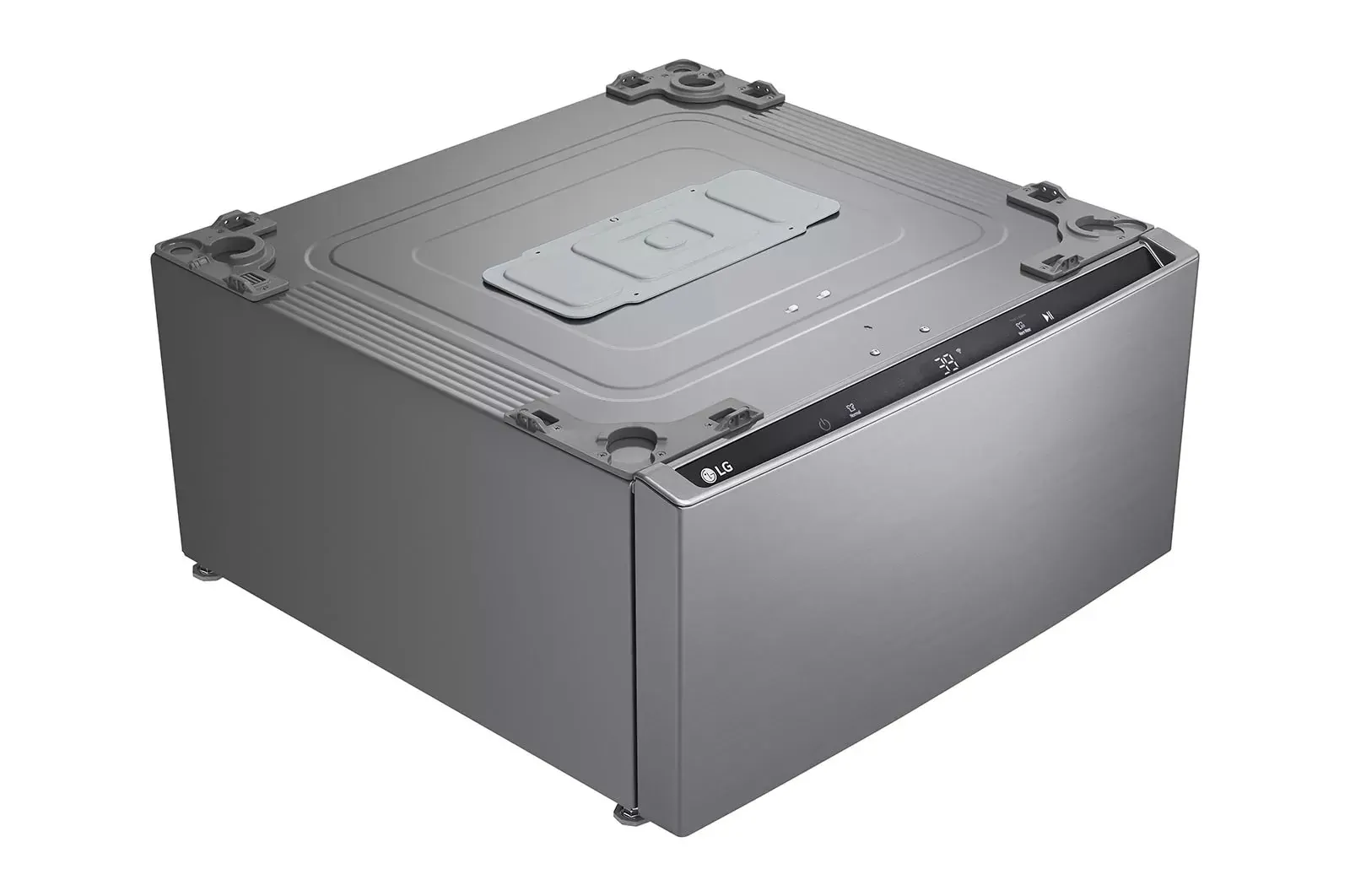 Lg 300 Series Gray 27" Pedestal Washer