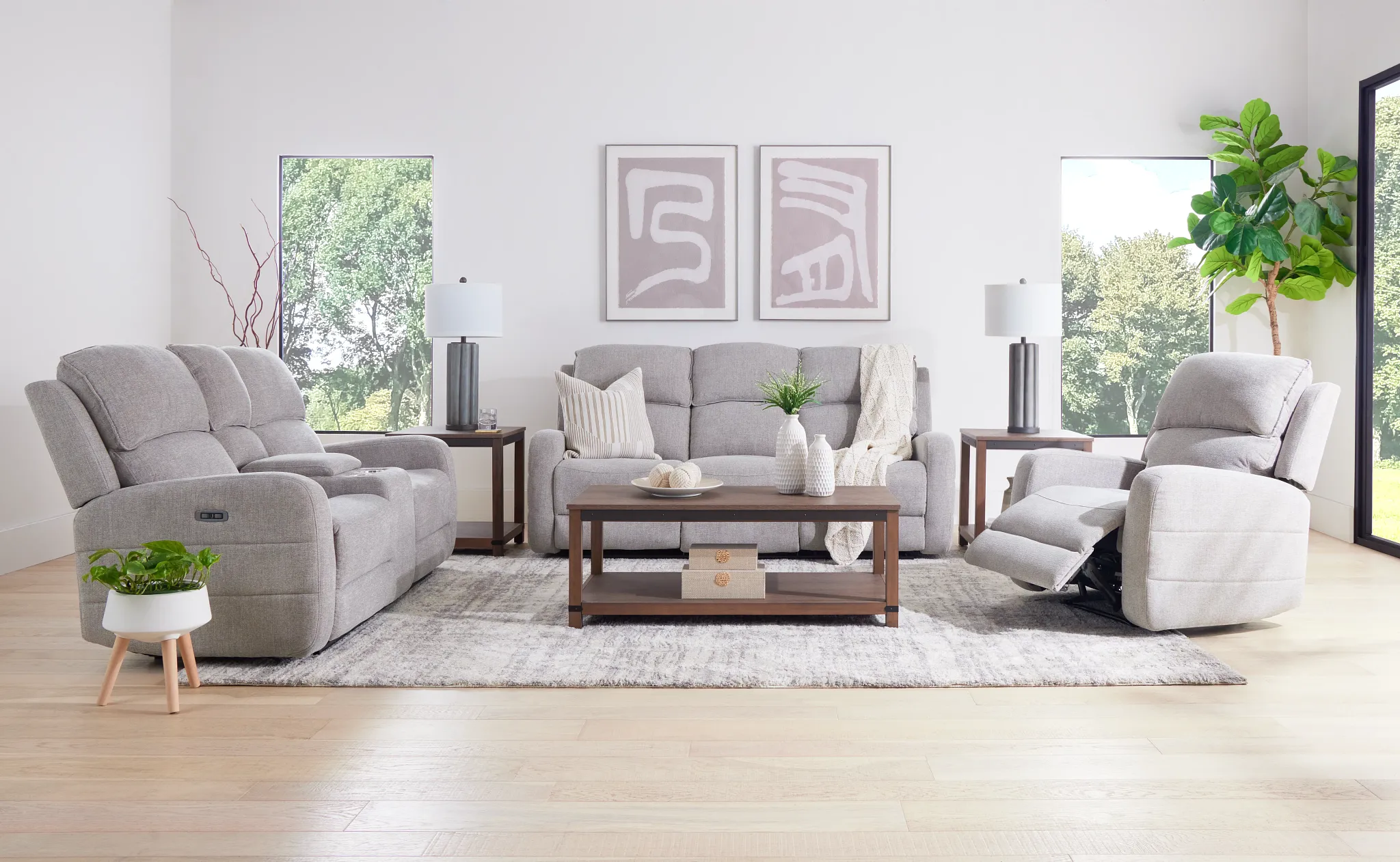 Shay Khaki Framed Wall Art