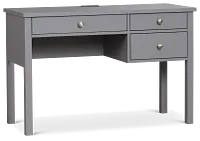 Charleston Gray 3-drawer Desk